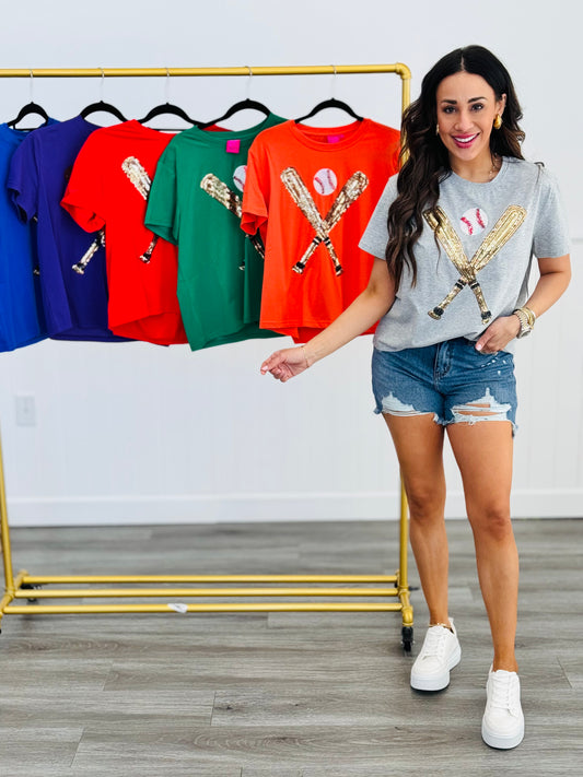 Queen Of Sparkles Baseball Tee (Reg. and Plus) - 6 Colors