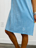 Mineral Washed Midi Dress (Reg. & Plus)- 2 Colors