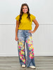 Floral Illusion Denim Jeans (Reg & Plus)