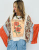Nashville Postage Stamp Kaftan Top (Reg.)