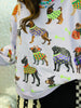 Queen Of Sparkles Lavender Halloween Dogs Sweatshirt (Reg. and Plus)
