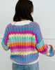 Rainbow Chunky Knit Cardigan (Reg. and Plus)