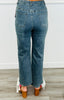 Denim Blue Lace Up Side Pants (Reg.)