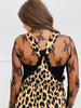 Black Floral Lace Mesh Top (Reg.)