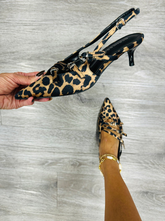 Leopard Wild At Heart Kitten Heels