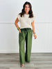 Patch Pocket Wide Leg Pants (Reg)-2 Colors