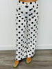 White/Black High Rise Polka Dot Pants (Reg & Plus)