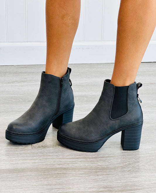 Black Don't Wait Ankle Boots