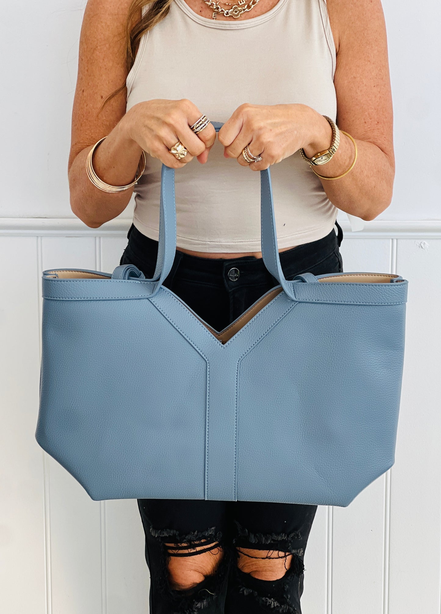 The Amelia Faux Leather Bag Set (5 colors)