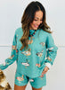 Sea Green Charming Duckling Sweater & Shorts Set (Reg.)