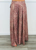 Mocha Deer Print Palazzo Pants (Reg. and Plus)
