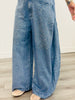 Queen Of Sparkles Denim Rhinestone Barrel Jeans (Reg. and Plus)