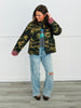 Camouflage Contrast Quilted Jacket (Reg.)