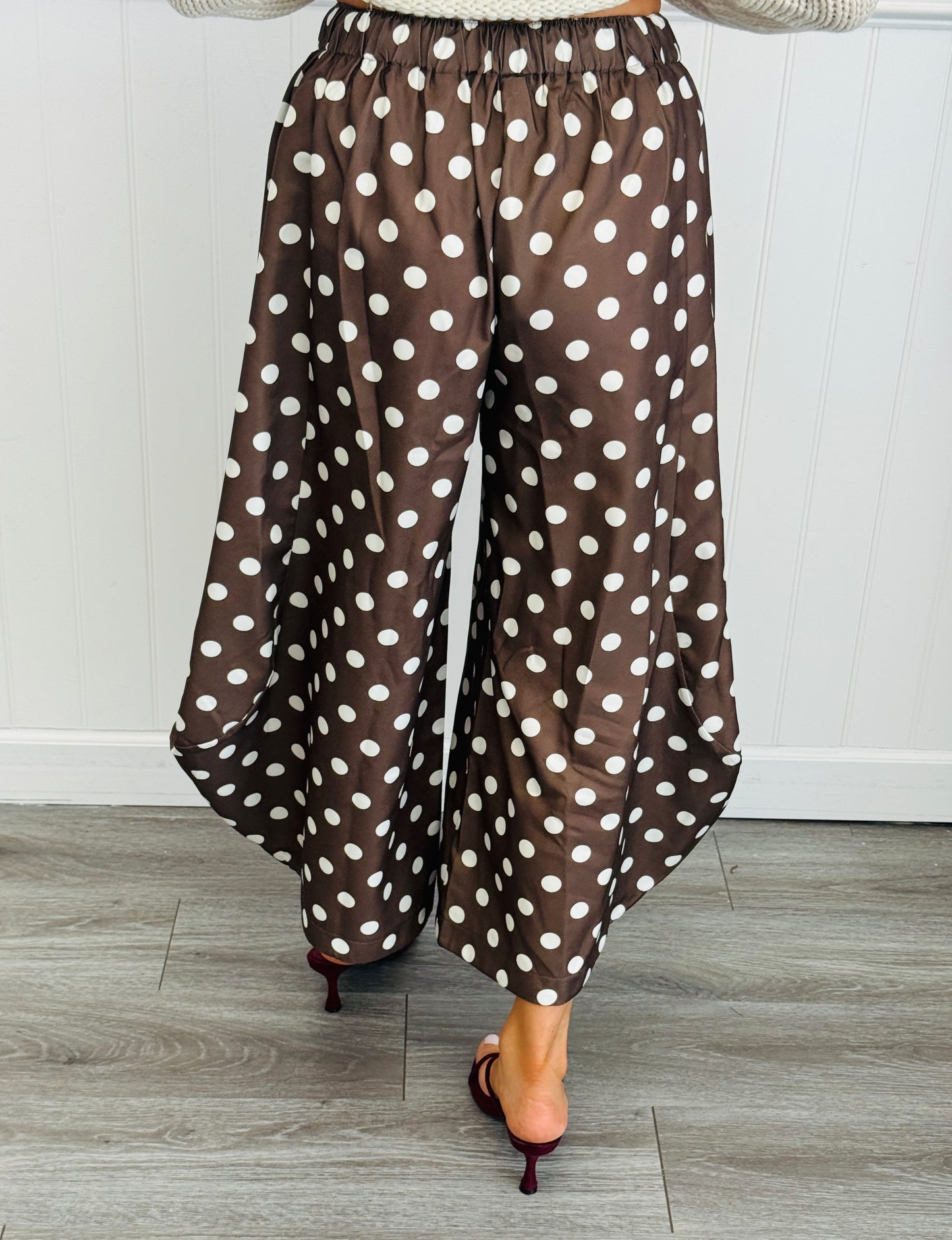 Polka Dot Gaucho Pants (Reg.)-2 Colors