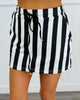 Runway Stripes Skort (Reg. and Plus)