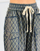 Olive Combo Diamond Pattern Pants (Reg & Plus)