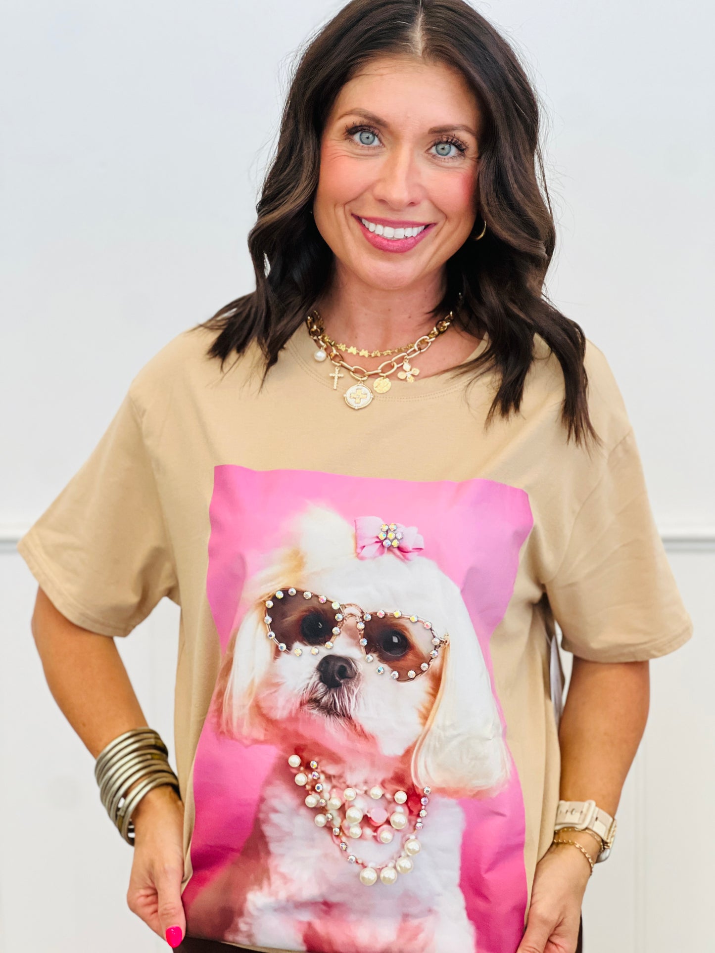 Diva Doggy Graphic Tee (OS)-2 Colors