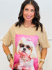 Diva Doggy Graphic Tee (OS)-2 Colors