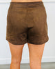 Gold Button Side Zip Mini Skort (Reg.) - 4 Colors