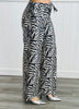 Zebra Elastic Waist Pants (Reg.)