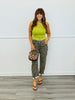 Green One Shoulder Blouse (Reg.)