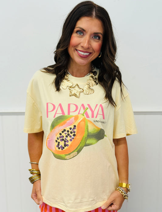 Butter Papaya Graphic Tee (Reg.)