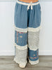 POL Denim Embroidered Patchwork Boho Pants (Reg.)