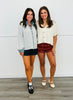Plaid Print Shorts (Reg & Plus) - 2 Colors