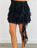 Black Lace Mini Skirt (Reg.)