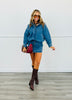 Denim Kangaroo Pocket Mini Dress (Reg.)
