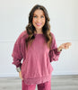 Mineral Washed French Terry Pullover (Reg. and Plus) - 3 Colors