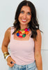 Polka Dot Square Neck Top (Reg.)-6 Colors