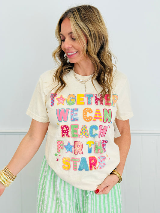 Together We Can Reach For Stars Tee (Reg. and Plus)