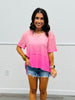 Flowy Active Wear Short Sleeve Top (Reg. & Plus)- 2 colors