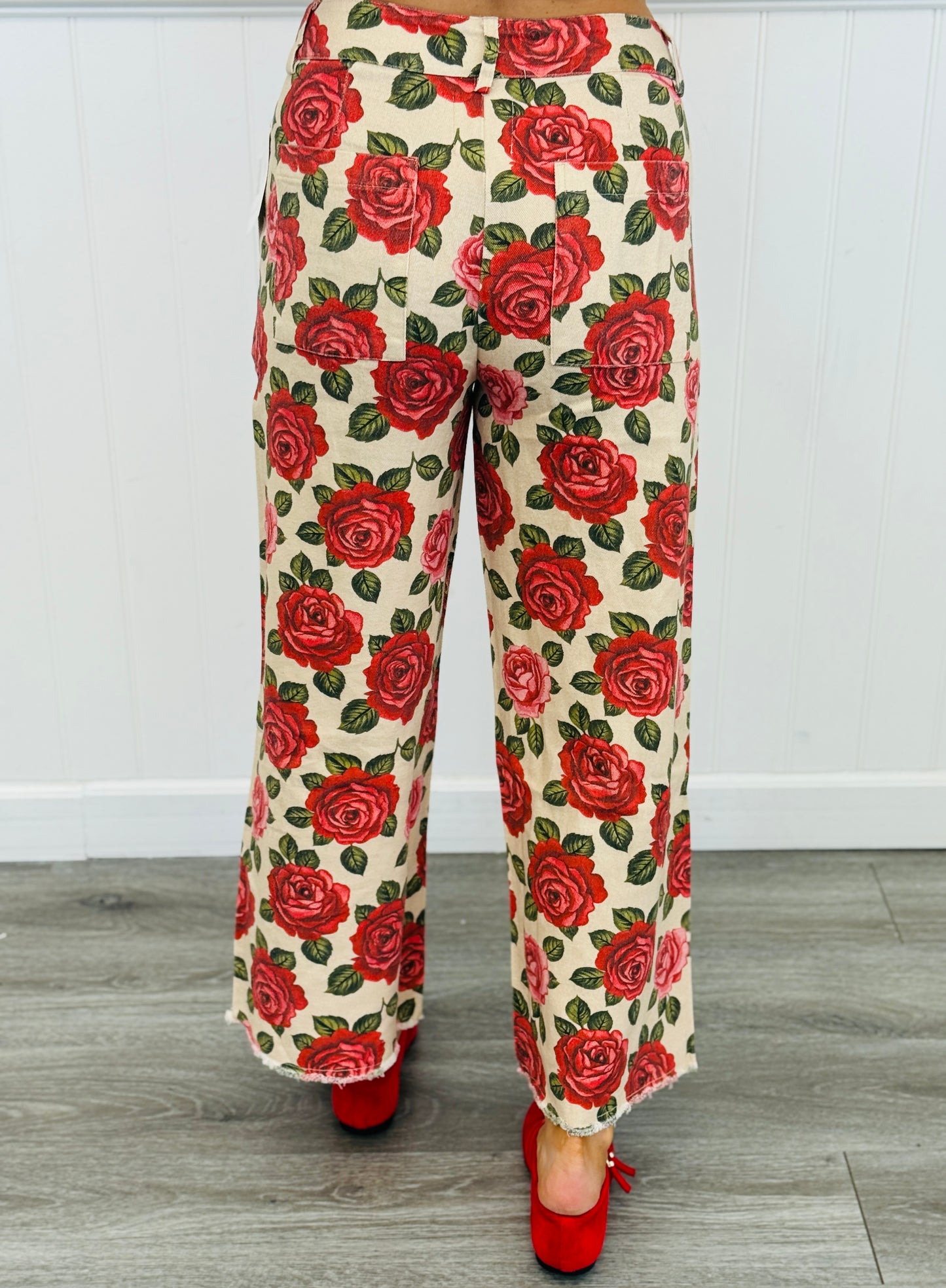 Red Beauty Rose Romance Pants (Reg.)