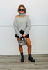 Heather Grey Emma Sweater Top (Reg.)