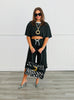 Black Polka Dot Top & Crop Pants Set (Reg.)