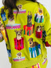 Queen Of Sparkles Green Dogs in Present Boxes Sweatshirt (Reg. & Plus)