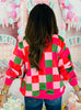 Checkered HoHoHo Sweatshirt (Reg. and Plus)