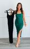 Body Con Mesh Midi Dress (Reg)-2 Colors