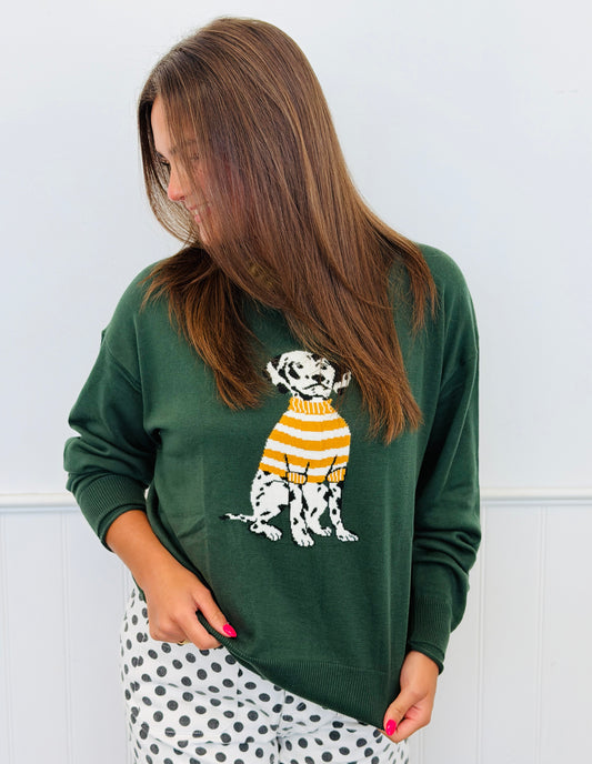 Dalmatian Graphic Sweater (Reg)