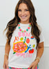 White Bon Appetit Pizza Graphic Tee (Reg & Plus)