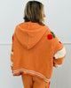 Orange Multi Contrast Stripe Sweater Cardigan (Reg.)
