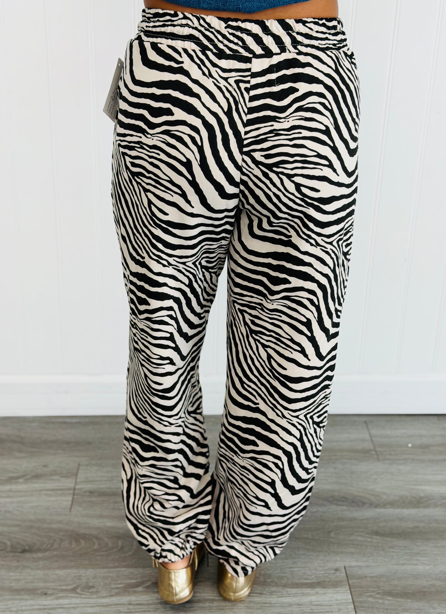 Zebra Print Jogger Pants (Reg.)