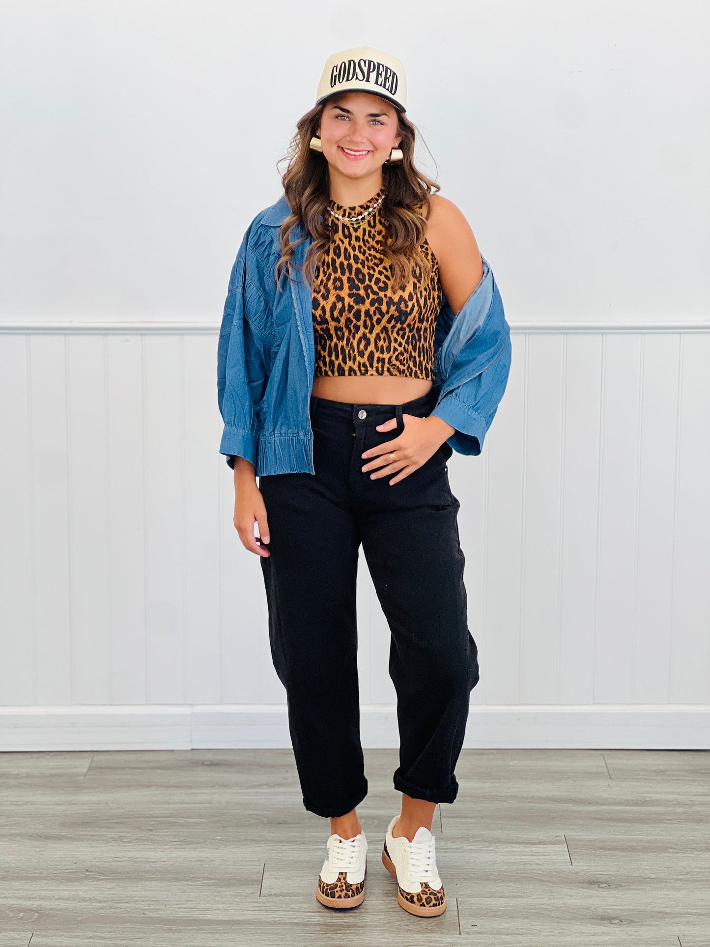 Risen Black Barrel Jeans (Reg & Plus)