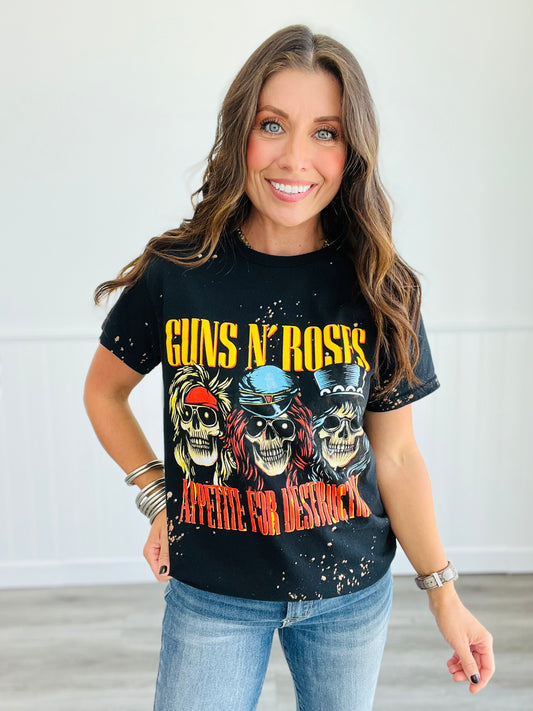 Guns N' Roses Appetite For Destruction Bleach Tee (Reg. & Plus)