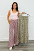 Mineral Washed Cheetah Print Pants (Reg)-2 Colors