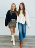 Oversized Side Slit Sweater Top (Reg.) - 2 Colors