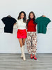 Solid High Neck Cap Sleeve Top (Reg.) - 4 Colors