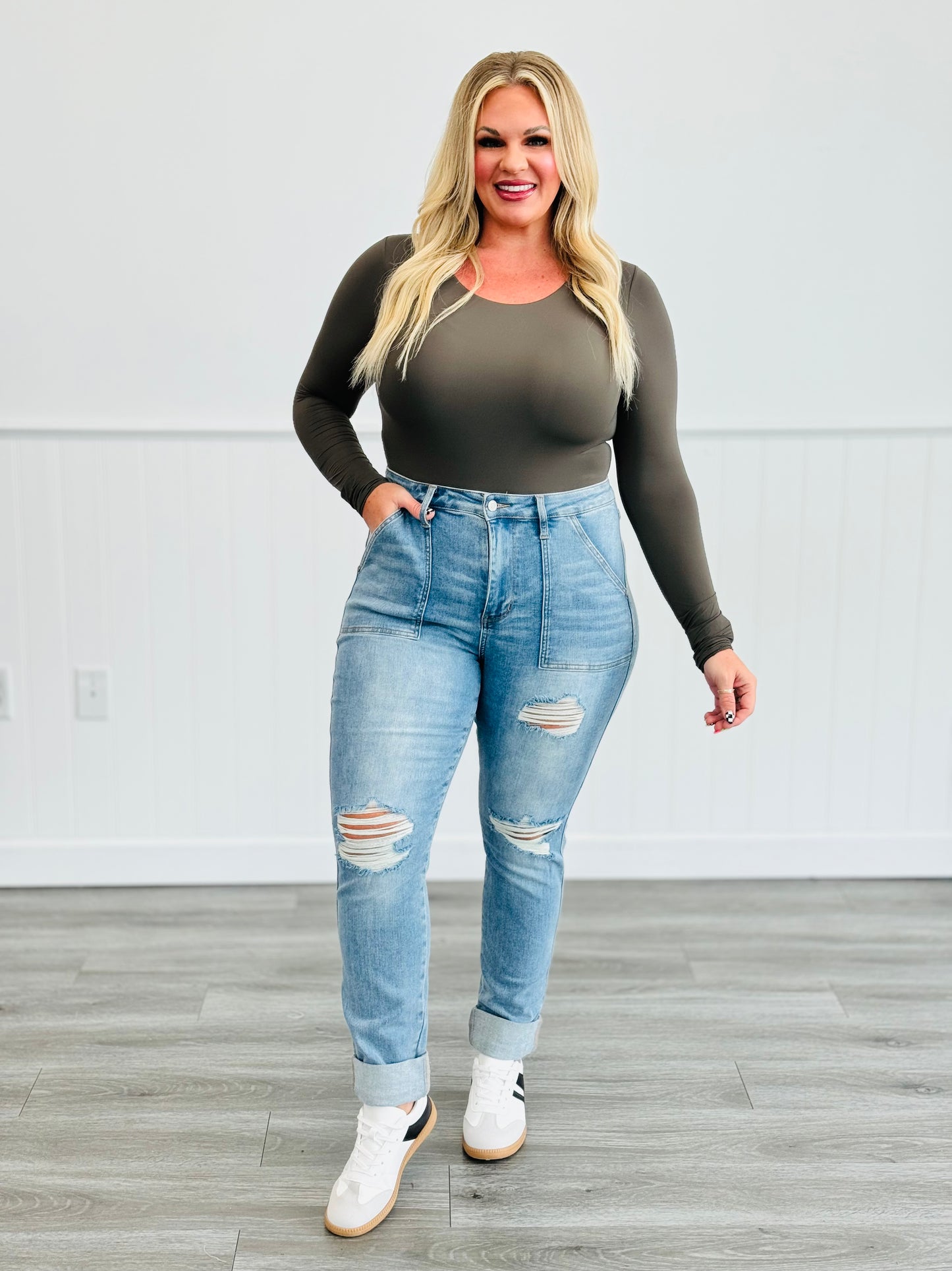 Judy Blue Can't Miss This Boyfriend Jeans (Reg. and Plus)